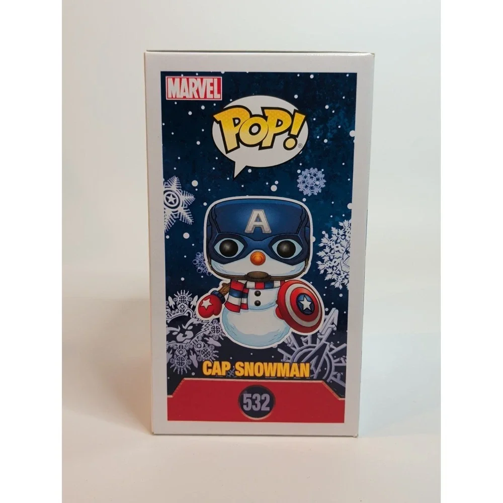 New Funko Pop Marvel Cap Snowman #532 Christmas -‎ Captain America